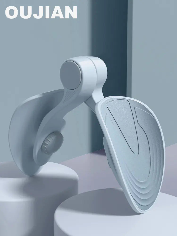 Close-up of AuraLift Trainer showing spring resistance and soft grips